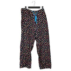 Vera Bradley Corduroy Paisley Drawstring Pants Size Large